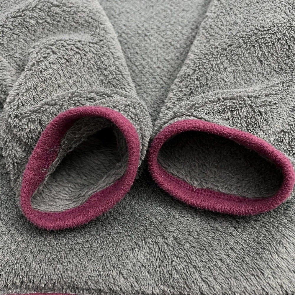 Patagonia Women Gray Pink Retool Hoody Snap T Fleece Jacket Pullover 25436 XS - Picture 6 of 9